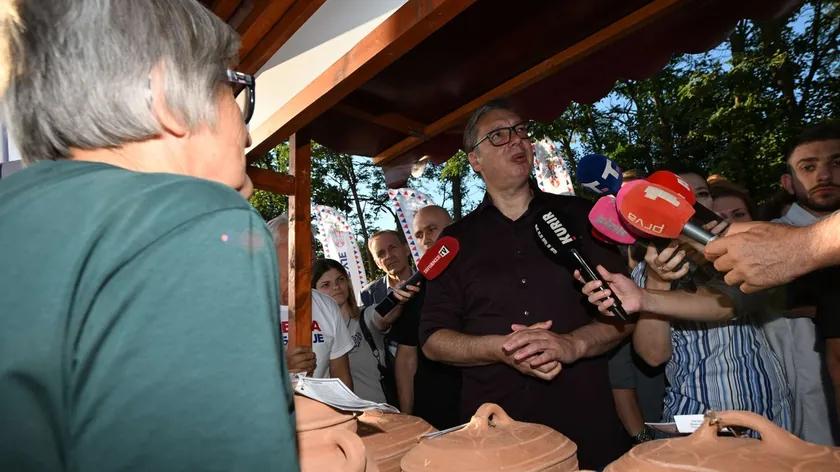Sırbistan Cumhurbaşkanı Aleksandar Vučić, Kadinjača Tüneli'nin İnşaatı Hakkında Açıklamalar Yaptı