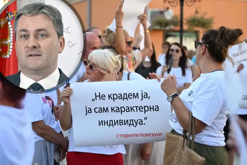 Sırbistan'da "Nuşiçijada" Festivali açıldı ancak protestolar yaşandı.