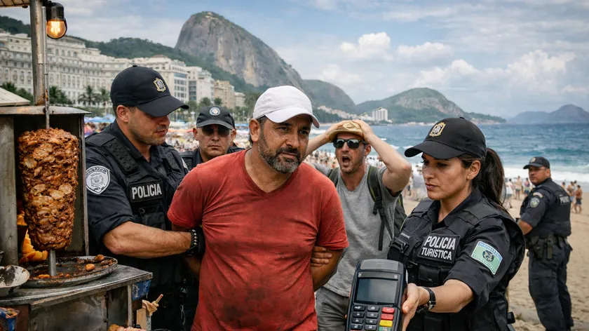 Brezilya'da İngiliz Turiste Fahiş Fiyata Kebap Satan Dolandırıcı Yakalandı