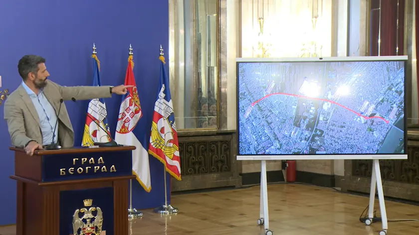 Beograd'ta yeni sekiz dairesel kavşak inşa edilecek.