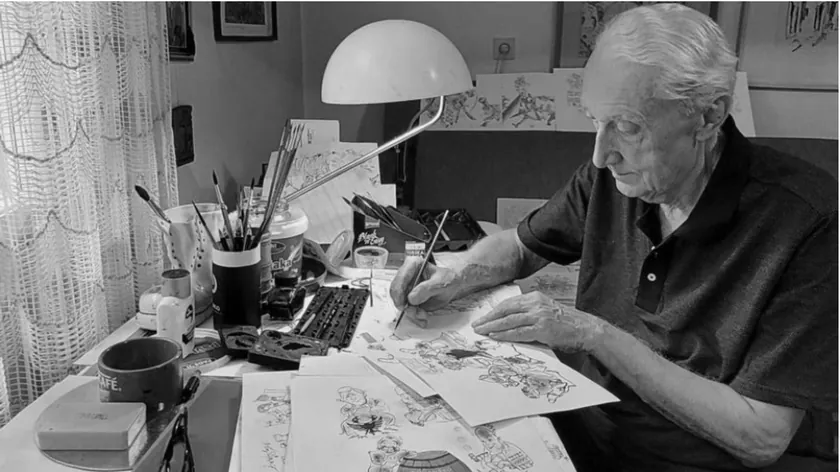 Ünlü Yugoslav ve Bosna-Hersekli karikatürist Boža Stefanović 90 yaşında Saraybosna'da vefat etti