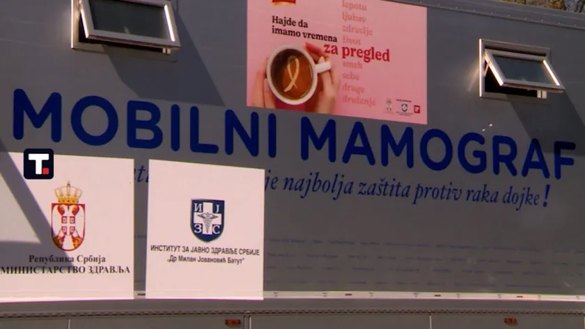 Sırbistan Ražanj'da Ücretsiz Mobil Mamografi Taramaları 20 Nisan'da Başlıyor
