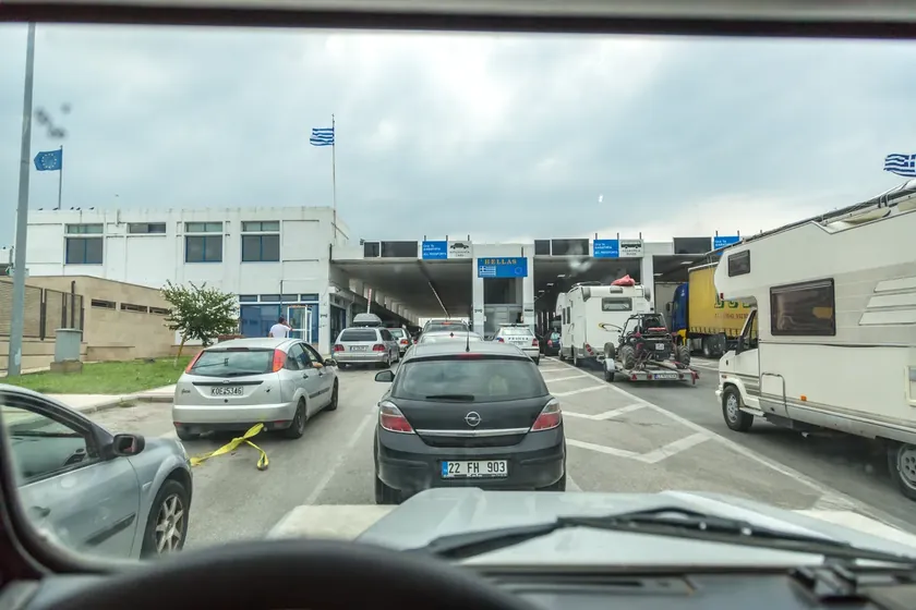 Yunanistan'a Evzoni sınır kapısından bu yıl daha fazla turist geçti.