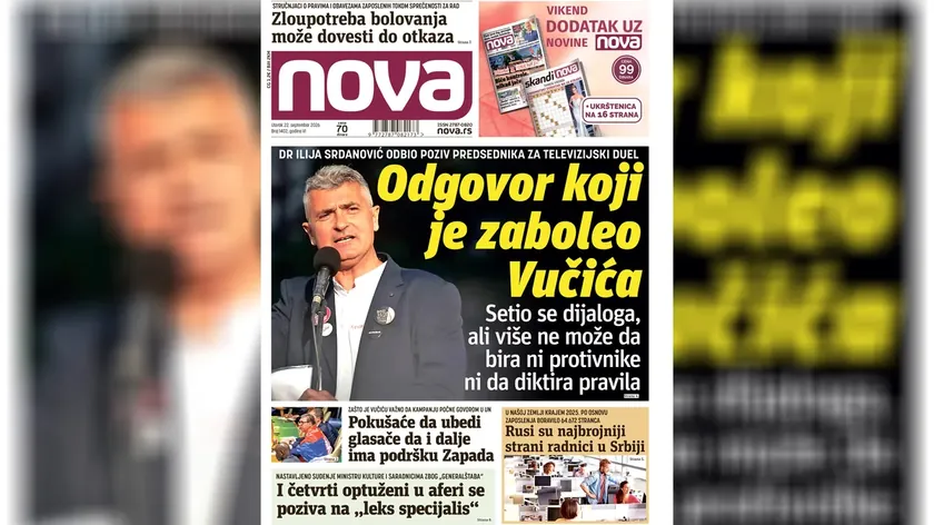 Sırbistan Cumhurbaşkanı Aleksandar Vučić'in UN'da kampanya başlatmasının neden önemli olduğu "Nova" gazetesinde tartışılıyor.