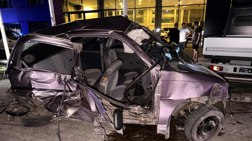 İbarska Magistrali'nde şiddetli bir kaza meydana geldi.