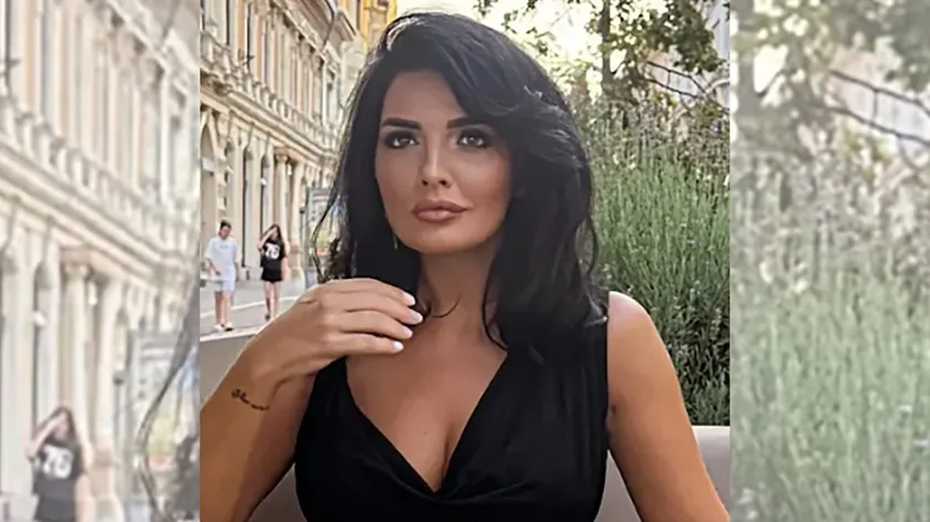 Milena Popović mini elbisesiyle dikkat çekti.