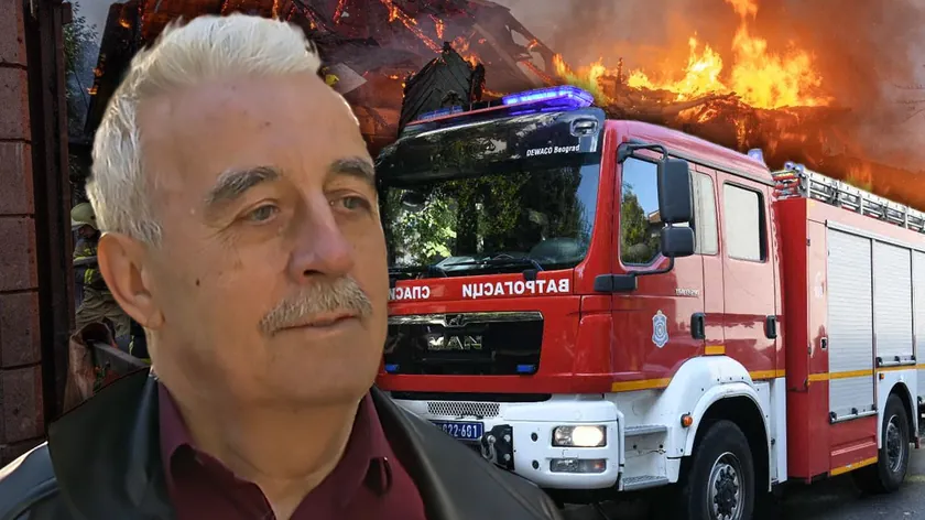 Sırbistan'da bir binanın bodrum katında çıkan yangın sonucu dört kişi yaralandı.